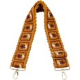 thumbnail image 5 of Monebena Crochet Flower Purse Strap Replacement Crossbody Bag Handbag 2" Wide Adjustable (Cartoon Flower Brown), 5 of 10