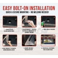 thumbnail image 3 of Aluminum Mounting Brackets for Flatbed and Stepdeck Trailer Toolbox - 18" x 24" Weld-on, Weather Resistant Underbody Truck Tool Box Mounting Kit - 1 Pair, 3 of 17