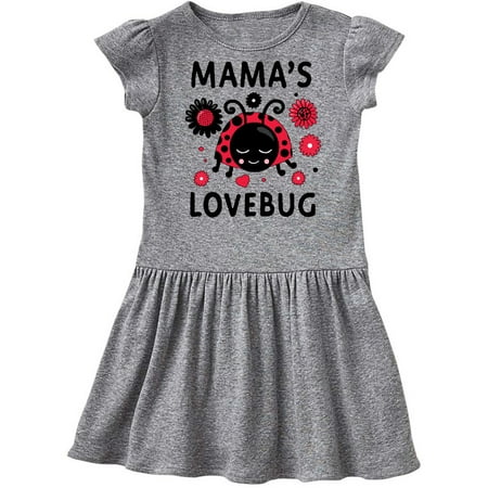 

Inktastic Valentine s Day Mama s Lovebug Gift Toddler Girl Dress