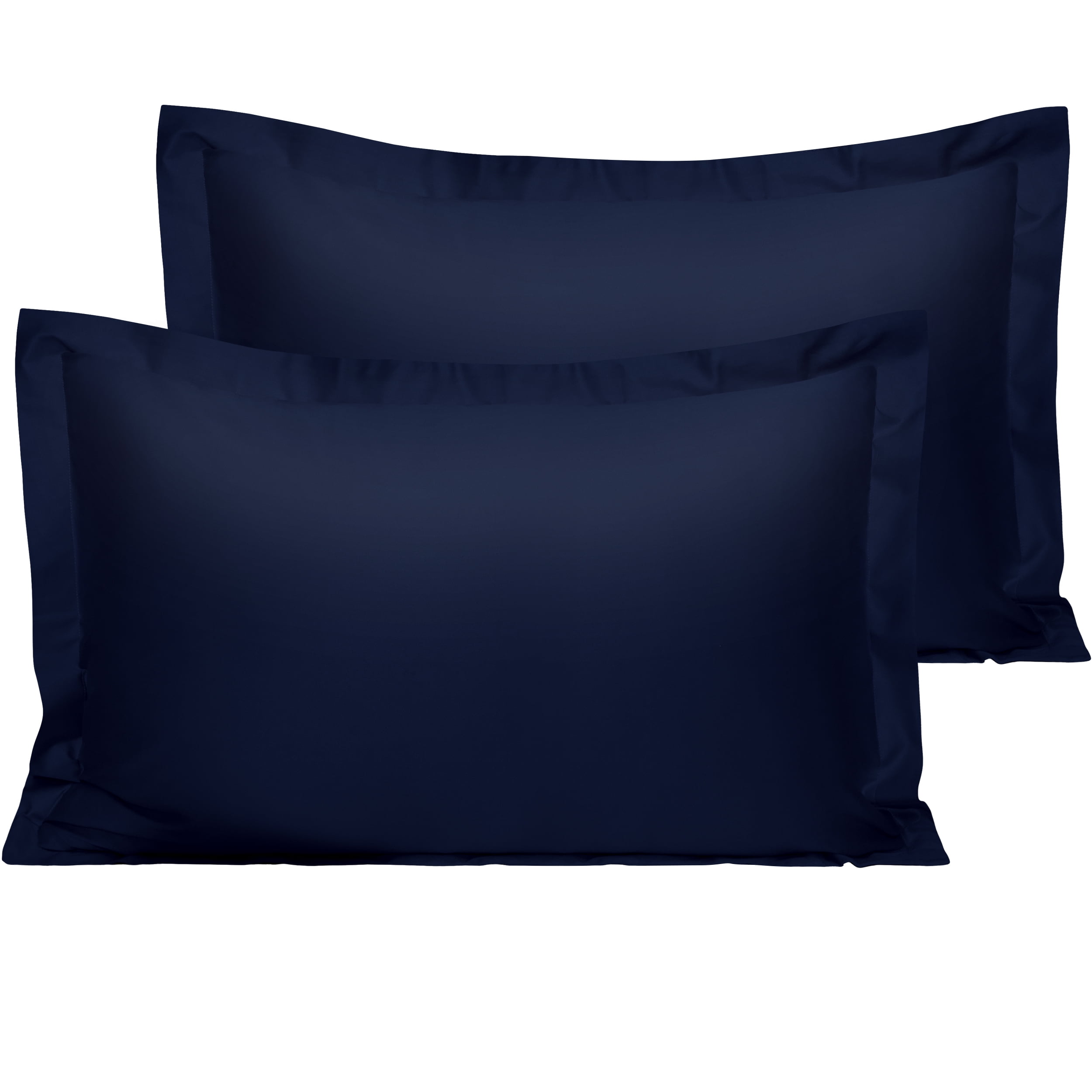 NTBAY 2 Pack 1800 Thread Count Cotton Standard Pillow Shams, Super Soft and Breathable Oxford