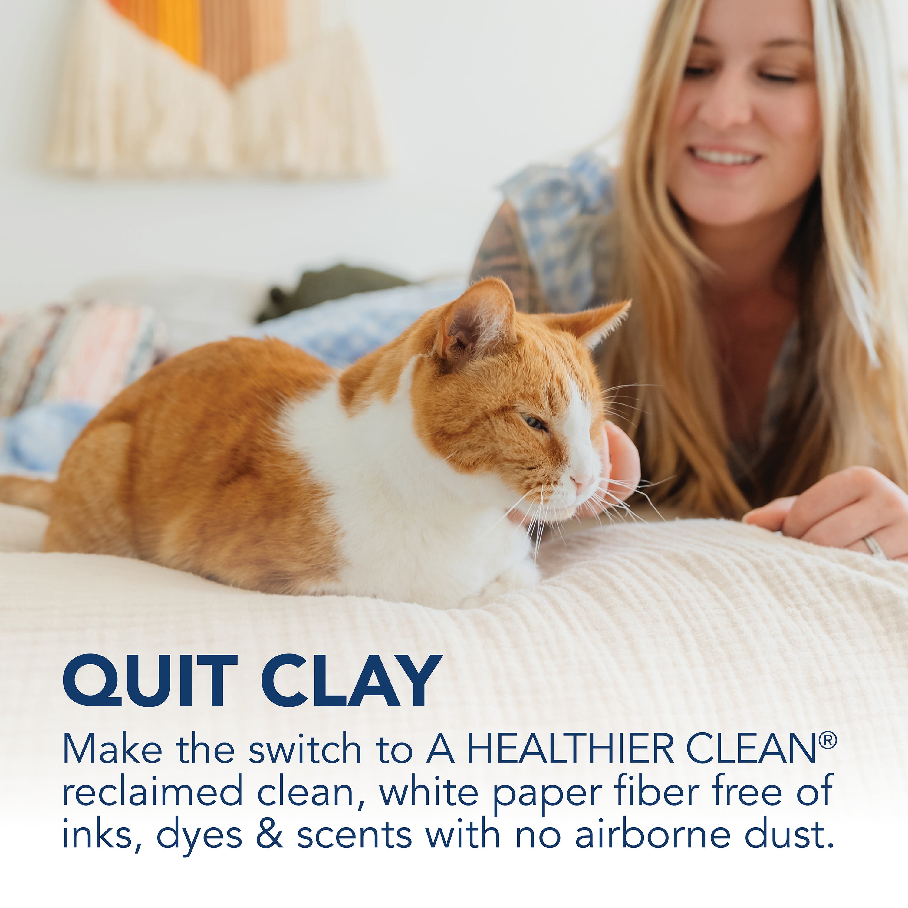 okocat Dust Free Cat Litter, Non-clumping Paper Pellet, Unscented, 8.0 lbs