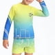 thumbnail image 4 of Odeerbi 1-10 Años Niños 3 Piezas de Manga Larga Rash Guard Set Upf 50 + Rápido Seco Surf Traje de Baño Con Pantalones Cortos Gorra de Baño, 4 of 9