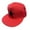 Red, variant on Kids Baseball Cap with Star Embroidery Short Brim Dome Hat for Ages 3-8
