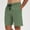 Army Green, variant on Zylanna Men's Casual Shorts, Solid Color with Pockets Athletic Sport 2025 New Style Elastic Waist Summer Short Pants for Man Army Green Size 2XL