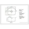 thumbnail image 2 of Dawn® Undermount Cresent Single Bowl Sink, 2 of 3