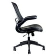 thumbnail image 6 of Techni Mobili Stylish Mid-Back Mesh Office Chair with Adjustable Arms, Black RTA-8070-BK, 6 of 10