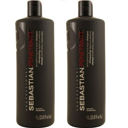 Sebastian professional penetraitt strengthening & repair shampoo, 33.8 fl oz - 2 Pack