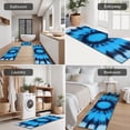 thumbnail image 5 of Blue Tie Dye Spiral Pattern Kitchen Rugs Sets Of 3,Kitchen Runner Rugs Non Skid Washable,Decorative Kitchen Floor Mats for Kitchen,Sink,Laundry,17"x30"+ 17"x47" + 17"x59", 5 of 6