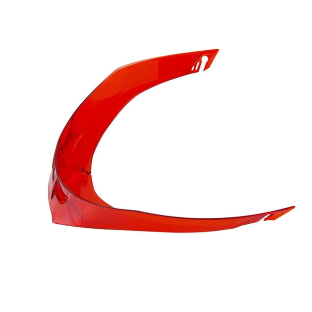 Motorcycle Helmet Rear Spoiler PC Helmet Rear Spoiler Replacement Trim for Spoiler Motorbike Helmet Grp for GP Knife Shape Red