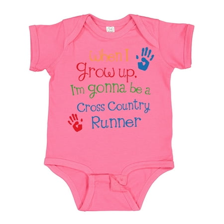 

Inktastic Cross Country Runner Future Gift Baby Boy or Baby Girl Bodysuit