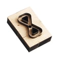 thumbnail image 2 of Fiudx Troquel de Corte de Cuero Diy, Base de Madera, Cuchillo de Metal, Fácil de Usar, Cortes Nítidos y Rectos, Herramienta Multiusos para Llaveros, Cinturones, Asas de Bolsos, Manualidades Versátile, 2 of 2