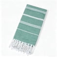 thumbnail image 2 of Beach Towel With Tassels 8 Colors Available Striped Quickly Dry Lightweight Bath Towel For Travel Swimming Pool Camping Picnic, 2 of 7