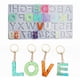 thumbnail image 2 of Molde de silicona para resina DIY - Kit de 127 piezas con letras, números y accesorios brillantes (12 colores), 2 of 6
