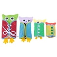 thumbnail image 3 of Basic Life Skill Owl Dressing Toy, Teaching Dress Owl Doll, For Toddlers For Kids, 3 of 8