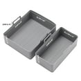 thumbnail image 3 of 2 Pcs Doublures Carrées Réutilisables en Silicone pour Friteuse à Air Chaud, Plateau de Cuisson Réutilisable de Qualité Alimentaire, Accessoires pour Friteuse à Air Double Zone Four Friteuse à Air Accessoires Micro-Ondes, 3 of 5