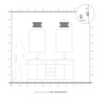 thumbnail image 2 of Livex Lighting - Varick - 2 Light ADA Wall Sconce in Contemporary Style - 8, 2 of 15