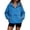 Blue #42, variant on Rain Jacket Women Waterproof Long Sleeve Quarter Zip Windbreaker Work Jacket Pullover Cute Lightweight Oversized 2026 Coats with Pockets Army Green 2XL