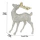 thumbnail image 1 of Adornos navideños de reno con purpurina | Juego de 2 accesorios para fotos colgantes | Decoración navideña para fiestas en casa, oficina y habitación infantil | Decoración festiva de mesa, 1 of 3