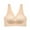 Beige, variant on Darzheoy Sports Bras for Women Lady Lace Gathered Bra Plus Size Sports Bra Underwear Yoga Hollow Out Bra Cup Wire-Free Bras 34/70BCD