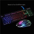 thumbnail image 4 of Clavier de Jeu Rétroéclairé LED PC Portable Ergonomique 104 Touches USB Clavier Filaire Souris Set, 4 of 9