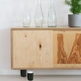 thumbnail image 6 of FONDOTIN Black Carbon Steel Bed Risers 4 Pieces Heavy Duty Furniture Lift for Installation, 6 of 7