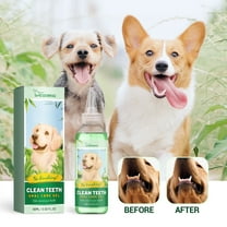 Pebbuoy 60ML Pet Cleaning Gel Gentle Cat Teeth Cleaning Gel Effective Oral Care Dog Tartar Removal Gel Pet Supplies