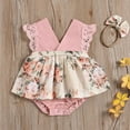 thumbnail image 2 of Baby Girls Rompers, Uccdo Infant Baby Bodysuits, One-Pieces, Newborn-12M, 12-24M, 1-5T, Clearance, 2 of 7