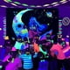 thumbnail image 4 of Tapiz de calavera sirena JAMW UV reactivo psicodélico 100x150c, 4 of 4