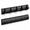 Black, variant on 2 Pack Wall Mounted Coat Rack 5 Foldable Hooks Black