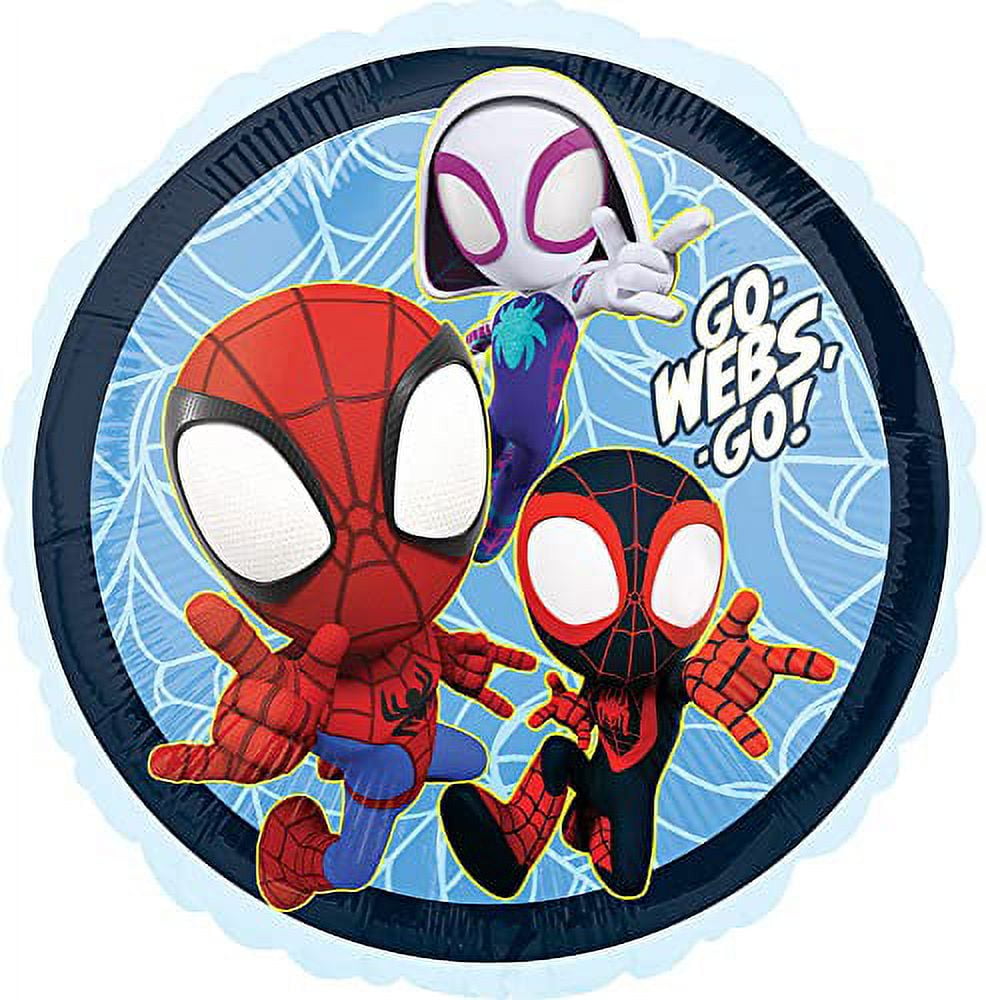 Spidey and His Amazing Friends Birthday Balloon Bouquet Decorations