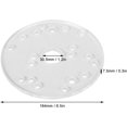thumbnail image 4 of Router Base Plate Universal Acrylic with Centering Pin Screws for Trim Routers Woodworking Auxiliary Tool Mounting Screws for Trim, 4 of 5