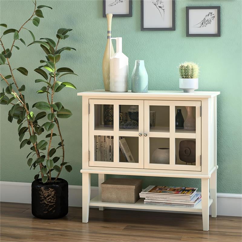 Ameriwood Home Franklin 2 Door Storage in Soft White Walmart
