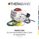thumbnail image 5 of Tubos de Resistencia THERABAND Negro Profesional con Asas Suaves para Terapia Física y Pilates, 5 of 8