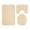 Beige, variant on Bathroom Sets Foam Bath Mat Set Bathroom Rugs for 3 Pcs Toilet Mats Soft Comfortable Water Absorption Nonslip Thickmachine Washableeasier To Dry