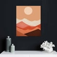 thumbnail image 4 of JEUXUS Boho Abstract Wall Art Canvas Prints Bohemian Minimalist Abstract Sun Plants Artwork Painting Mid Century Pictures for Living Room Wall Decor 16x20 inch, 4 of 4