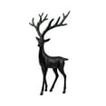 thumbnail image 2 of Japceit Christmas Reindeer Figurine, Imitation Metal Deer Family Sculpture Set, Elegant Entryway Decor for Home, Porch and Interior Display, 2 of 6
