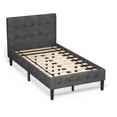 thumbnail image 5 of Twin Upholstered Bed Frame with Button Tufted Headboard, 5 of 9