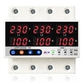 thumbnail image 1 of Three Phase Voltage and Current Protector Synchronous and Asynchronous Working Modes Design Multiple Protections with Automatic Power Off and Automatic Reset Function 100A, 1 of 7