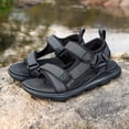 thumbnail image 6 of Gyujnb Boys Hook and Loop Open Toe Summer Sandals, Soft Sole Athletic Outdoor Shoes (Toddler, Little Boys, Big Boys),5.5-6 Years, 6 of 7