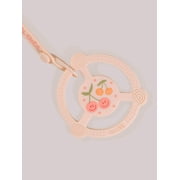JuJuBe x Studio Oh! Silicone Teether Ring & Detachable Clip - Cherry Cute by Doodle By Meg