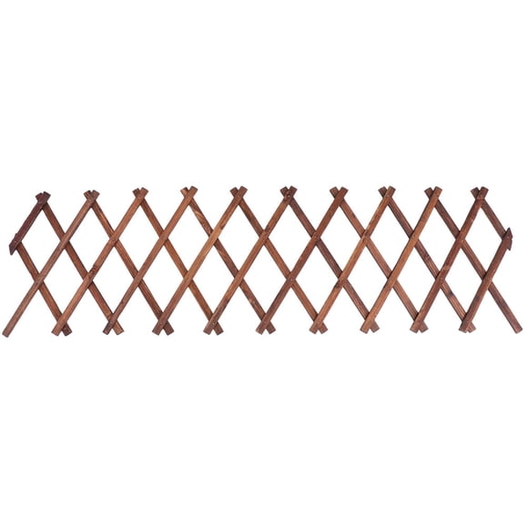 KAKOWELY Treillis de Jardin Extensible Support pour Plantes Panneau de Clôture en Saule pour Plantes Grimpantes 17.32"X11.42"X0.39 Pouces