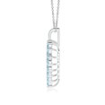 thumbnail image 2 of ANGARA Natural Aquamarine Open Heart V-Bale Pendant in 14K White Gold for Women (Size-2mm) | March Birthstone, Birthday, Anniversary, Jewelry Gift for Women | Natural Aquamarine Necklace, 2 of 8