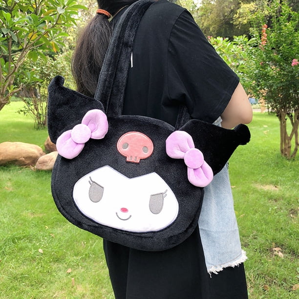 Autumn Winter Plush Underarm Bag Cute Soft Girls JK Uniform Fluffy