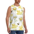 thumbnail image 2 of Balery Sweet Honey Men's Sleeveless Muscle Shirts Workout Tank Top, Moisture Wicking, Odor Protection-Medium, 2 of 8