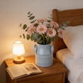 thumbnail image 4 of Iron Vase for Fresh and Dried Flowers - Rustic Home Decor Centerpiece for Table, Shelf, or Mantel, 4 of 6