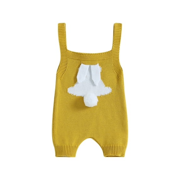 Bagilaanoe Newborn Baby Girl Boy Knitted Rompers Sleeveless Bodysuit 3M 6M 12M 18M 24M Infant Ribbed One Piece Jumpsuit