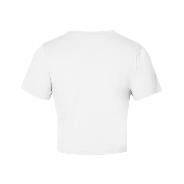 white crop top ($5.32) ❤ liked on Polyvore featuring tops, shirts, crop  tops, t-shirts, white shirt, crop top, …