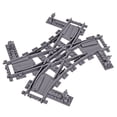 thumbnail image 4 of Wholesaleï¼City Train Left Right Points Flexible Railway Crossing Tracks Rails Forked Straight Curved Building Block Brick Toys 2 Set, 4 of 4