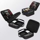 thumbnail image 2 of Bolsa electrónica multifuncional de 3 capas, negra, impermeable, portátil, para cables, accesorios de almacenamiento, organizador universal para memoria USB., 2 of 5