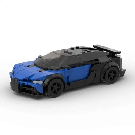 Building block racing car moc children's puzzle toy
